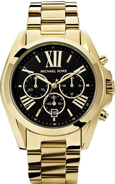 mk gold watch mens